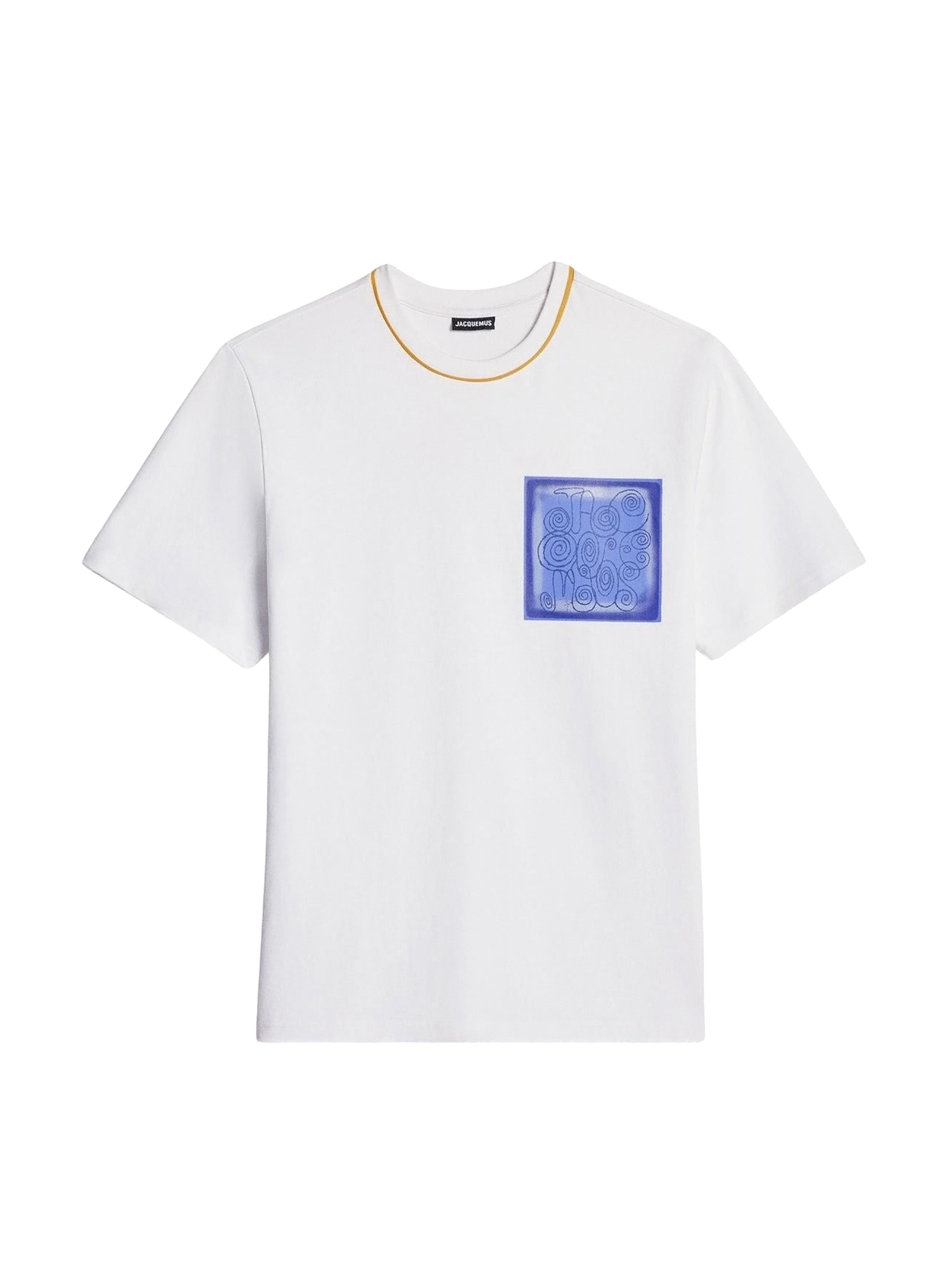 T-shirt Duelo manches courtes imprimé mosaÏque - Mosaique White
