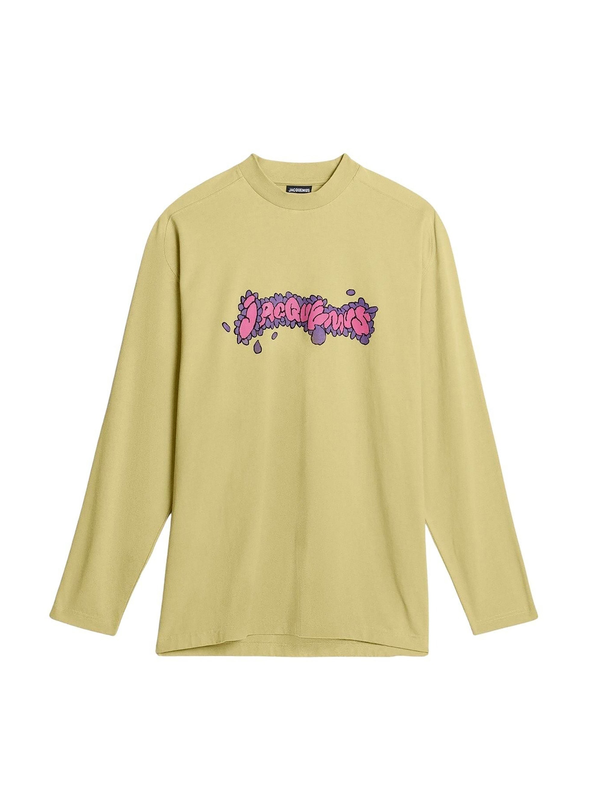 T-shirt Desenho Ml - Print Marguerite Green