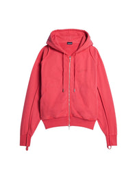 Sweat à capuche Camargue zippé - Red
