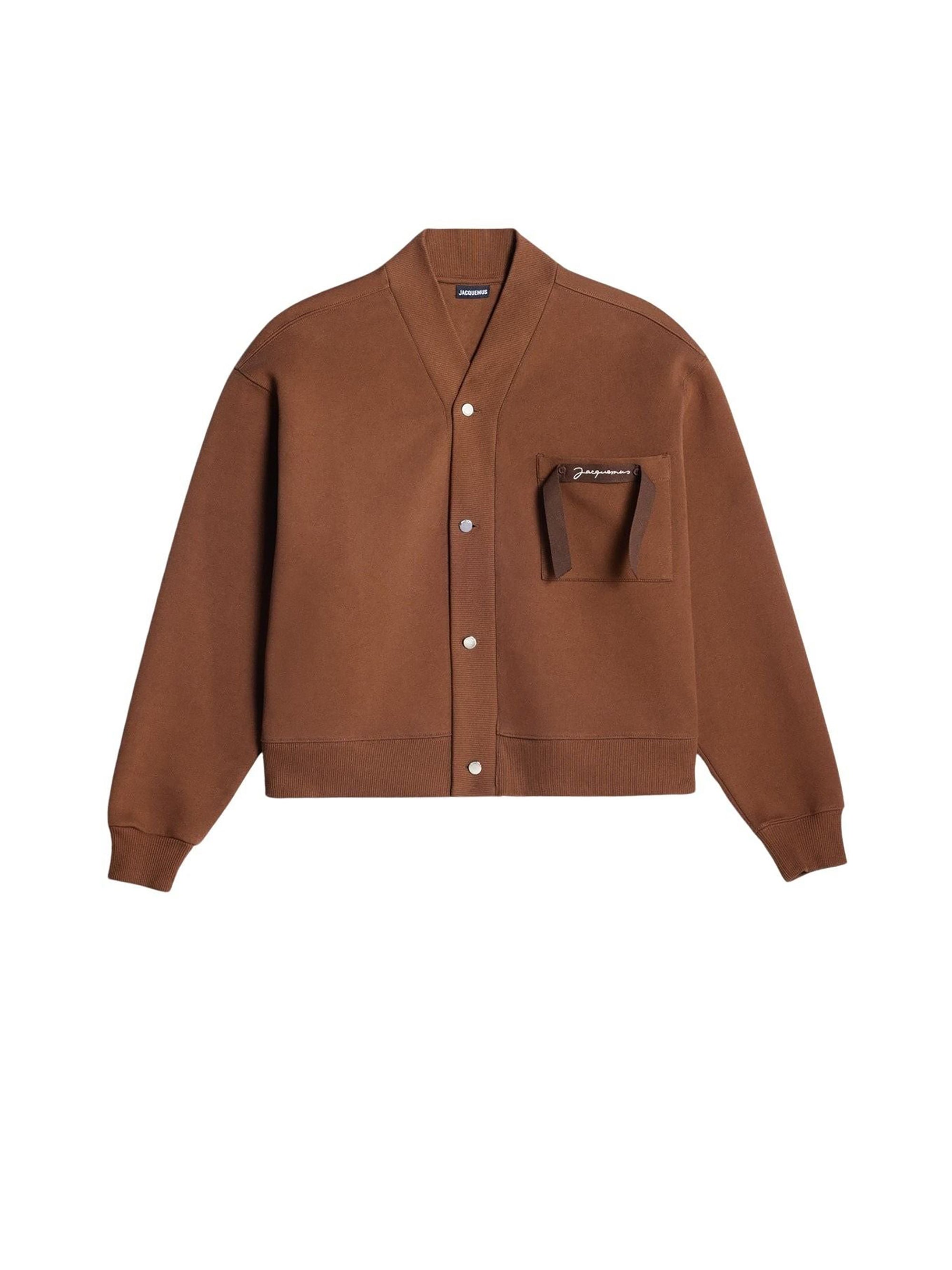 Cardigan à manches longues - Brown