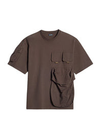 T-shirt Bolso à poches multiples - Dark Brown