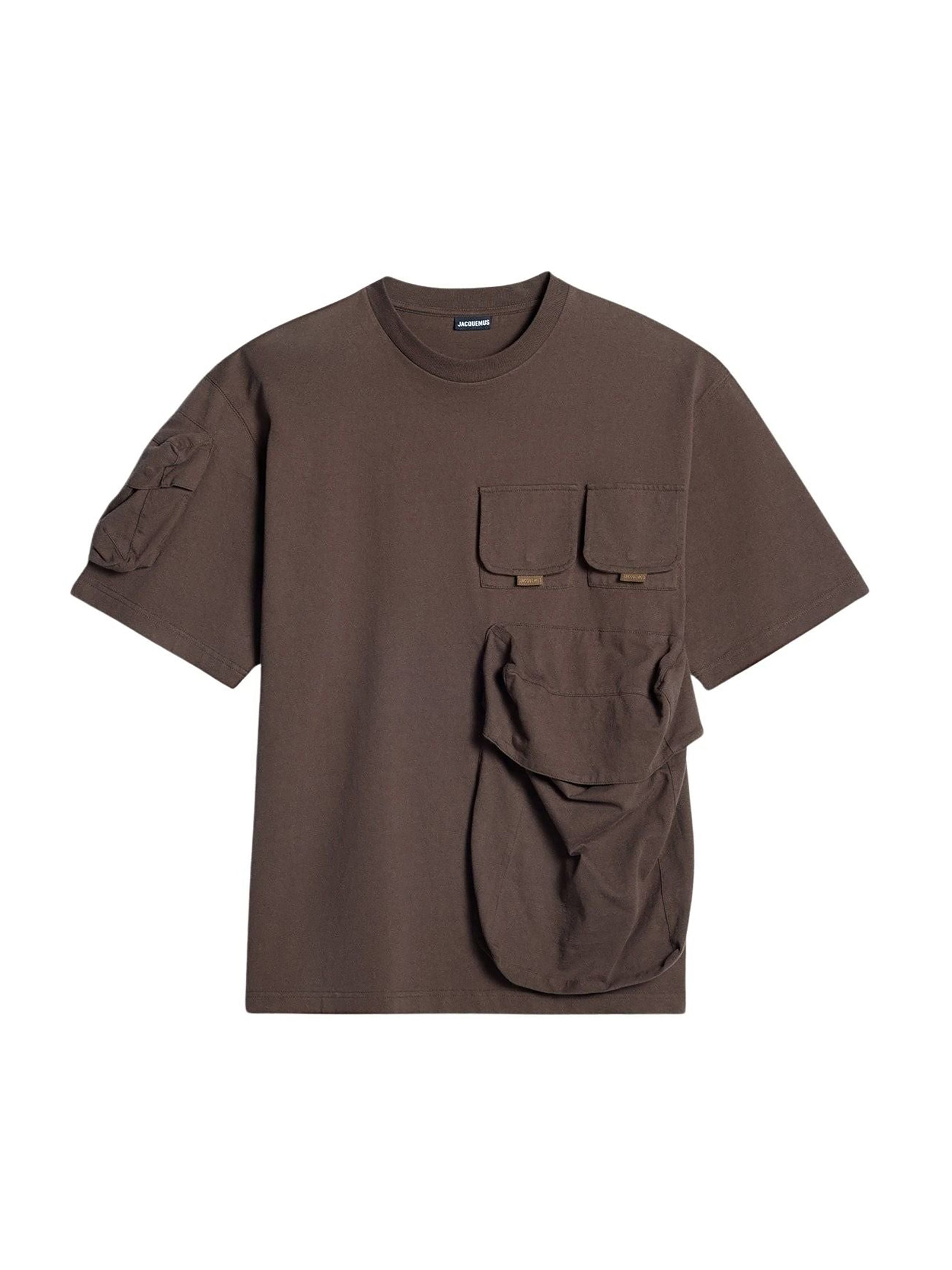 T-shirt Bolso à poches multiples - Dark Brown