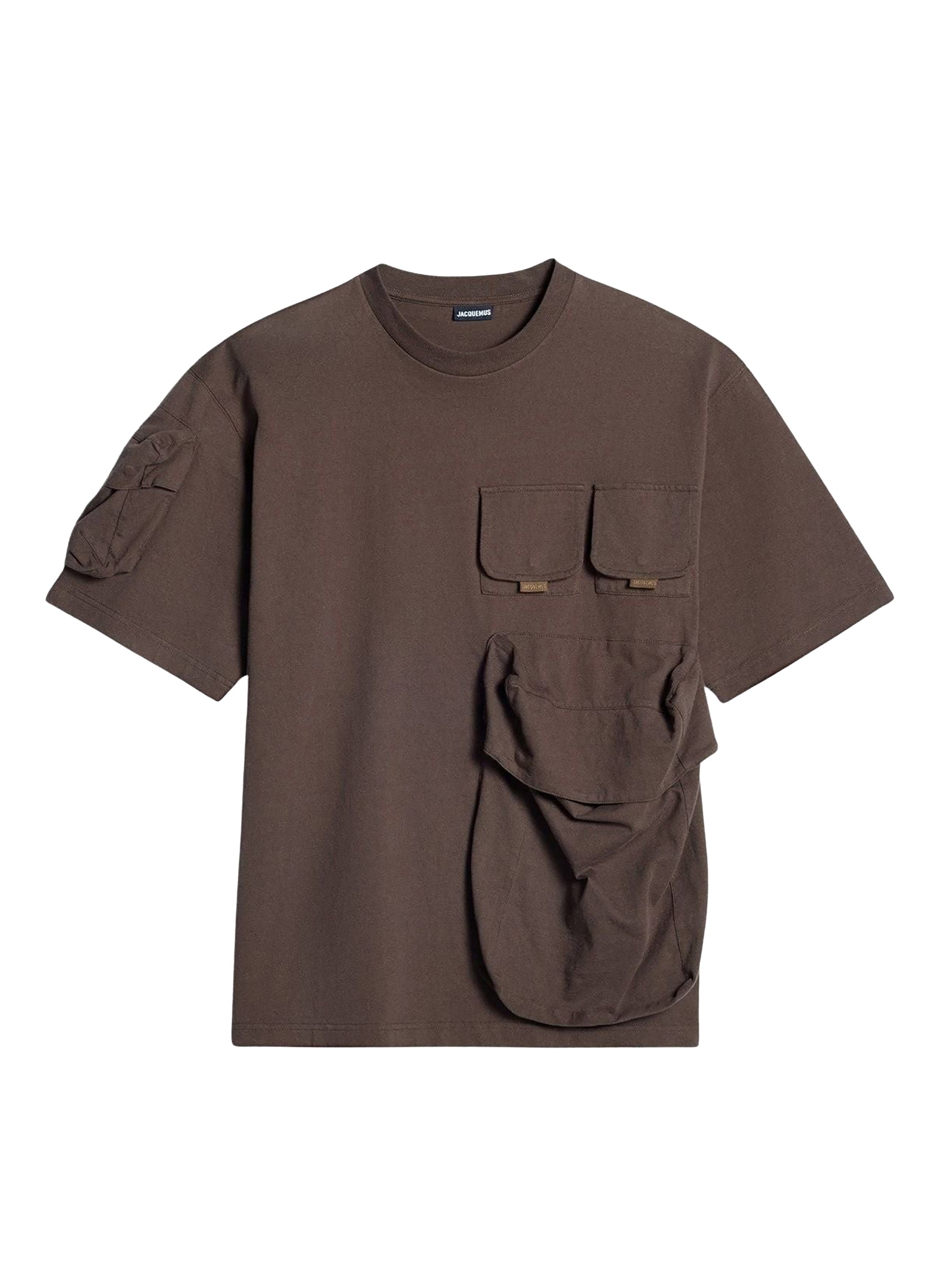 T-shirt Bolso à poches multiples - Dark Brown