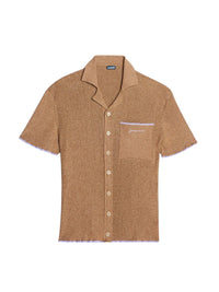 Chemise à manches courtes Prata - Brown