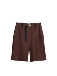 Short Meio ample à cordon  - Dark Brown