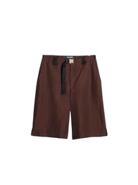 Short Meio ample à cordon - Dark Brown