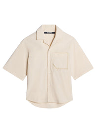 Chemise Cordao bowling à logo raphia - Off White