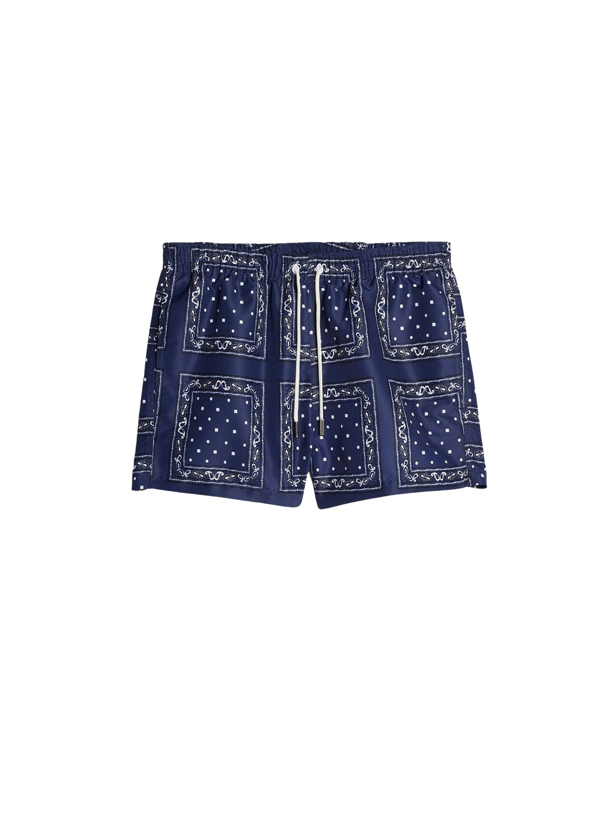 Short Pingo de bain à J brodé - Navy Paisley