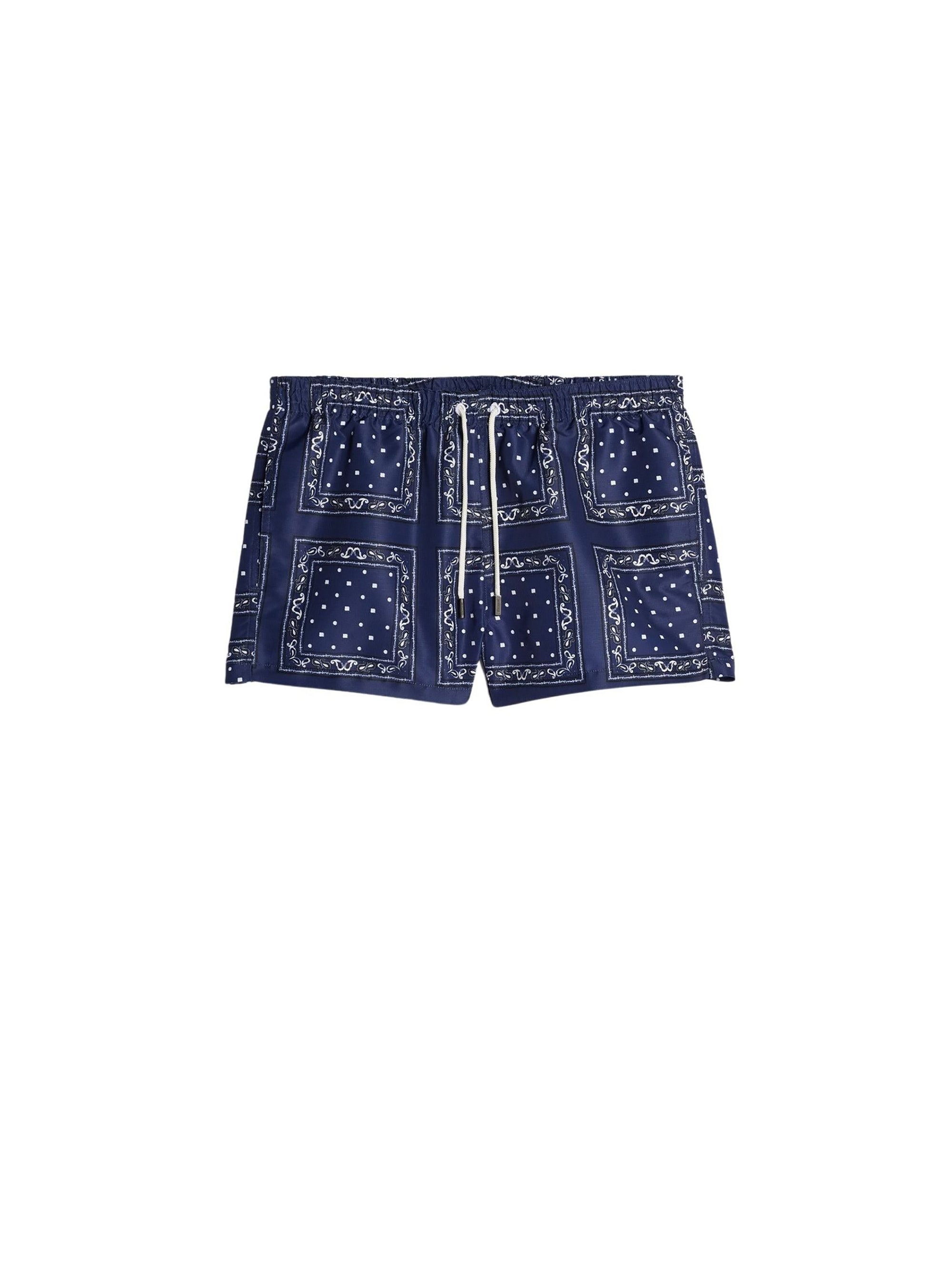 Maillot Pingo de bain à J brodé - Print Navy Paisley