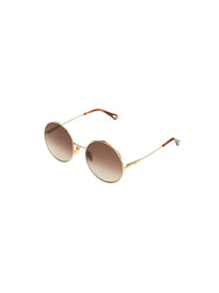 BASEPLUS_Gold & Brown SUNGLASSES - Gold & Brown