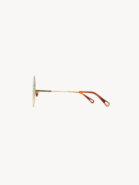 BASEPLUS_Gold & Brown SUNGLASSES - Gold & Brown