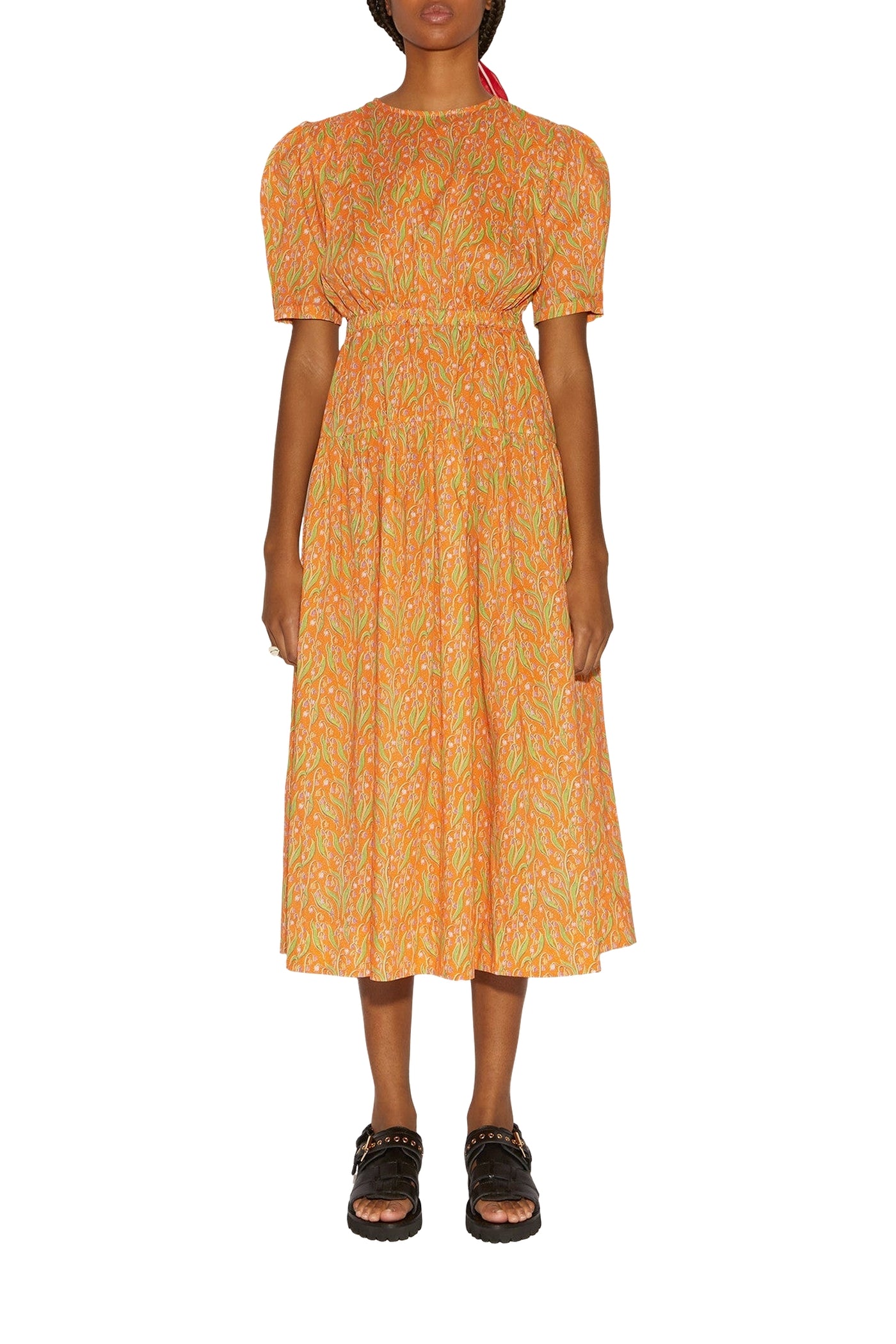 Robe longue Kay Clochette - Mandarine