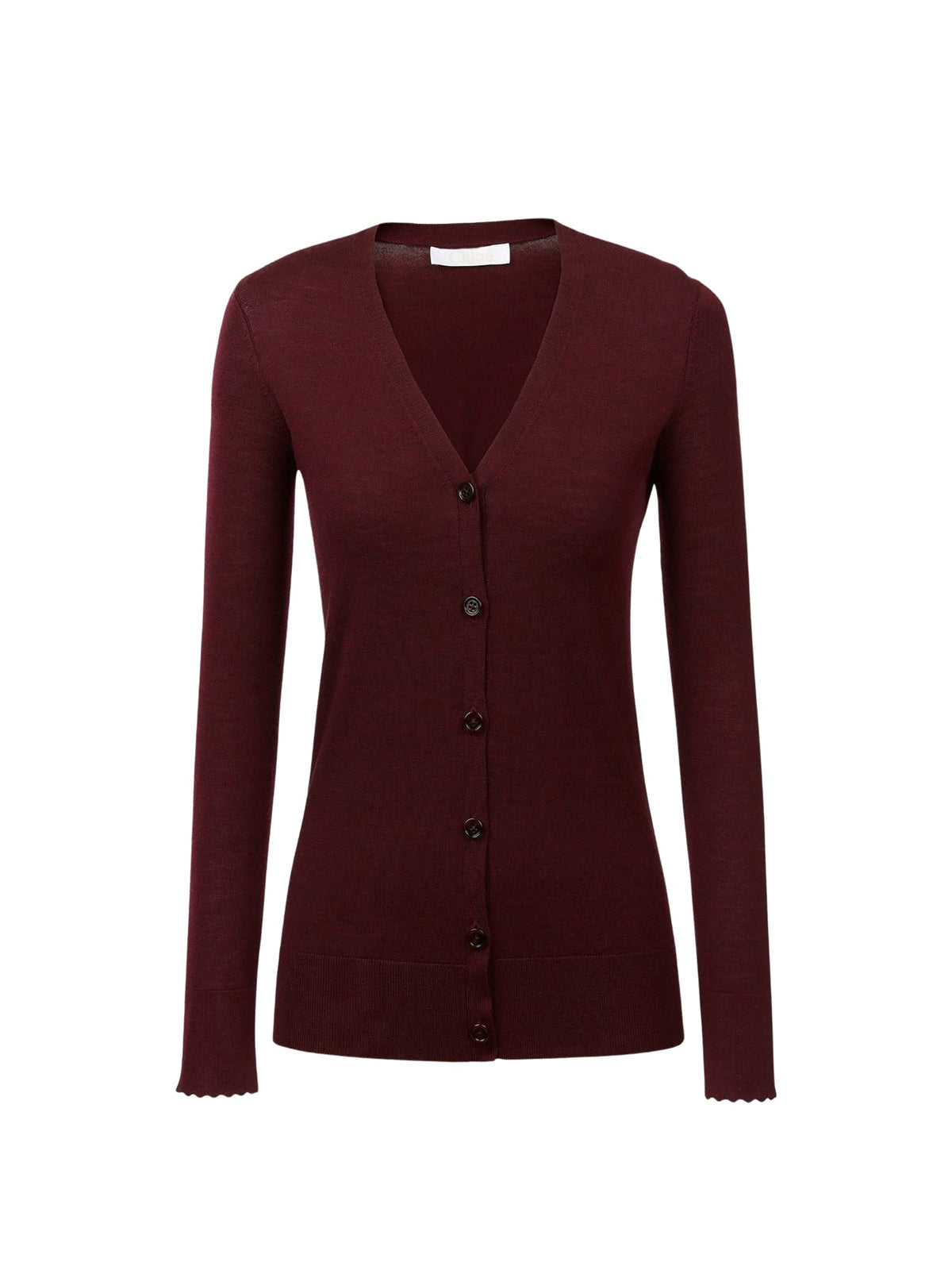 BASEPLUS_Sienna Red CARDIGAN - Sienna Red