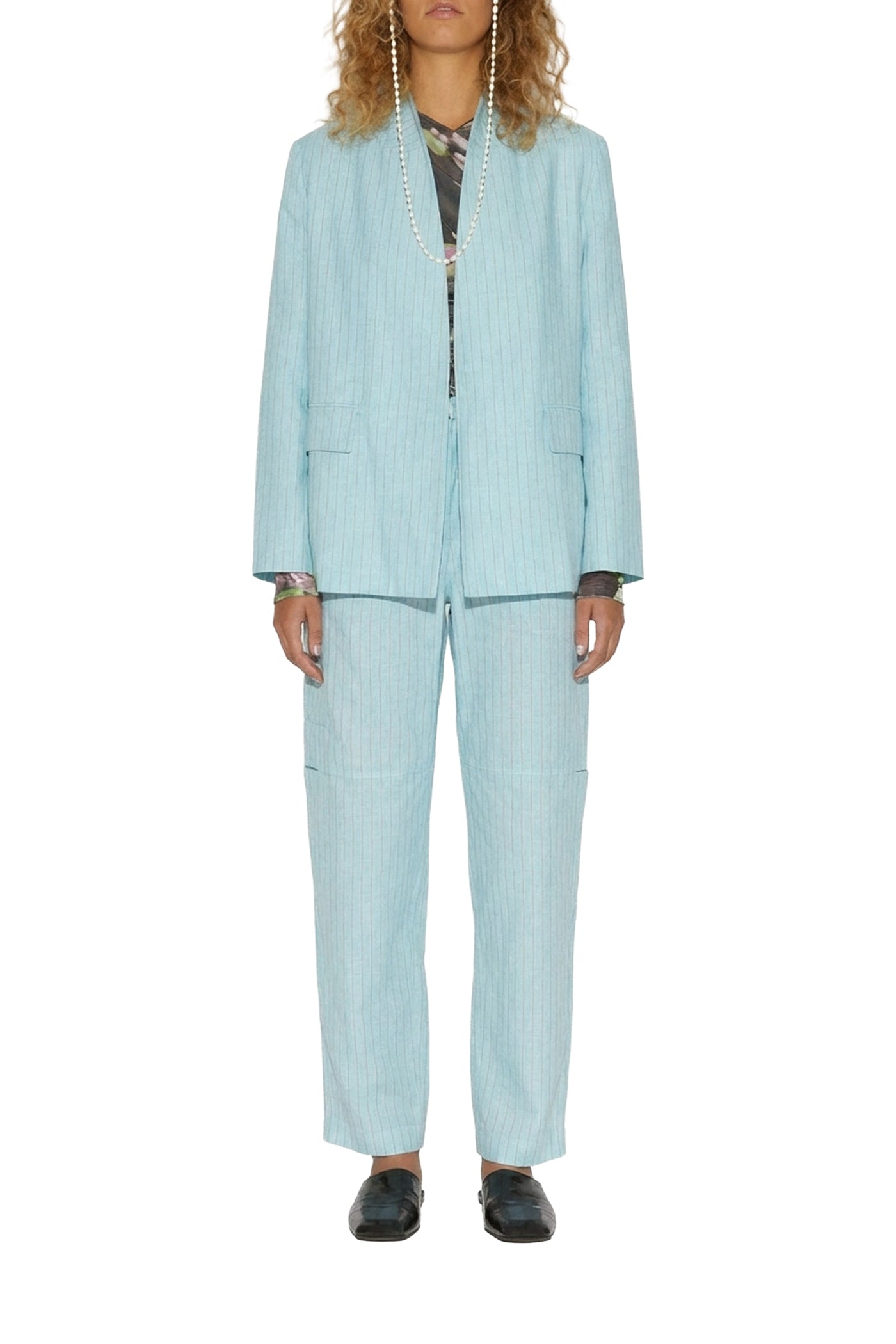 Veste Aldo Dylan en lin mélangé - Menthe