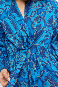 Robe longue Alabama Honolulu - Bleu