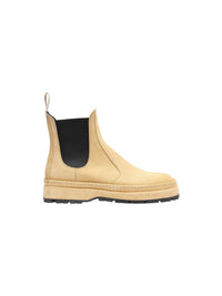 Bottines Chelsea Pavane en cuir - Light Beige