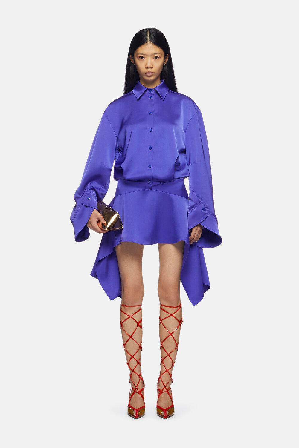 Mischa mini dress - Vivid violet