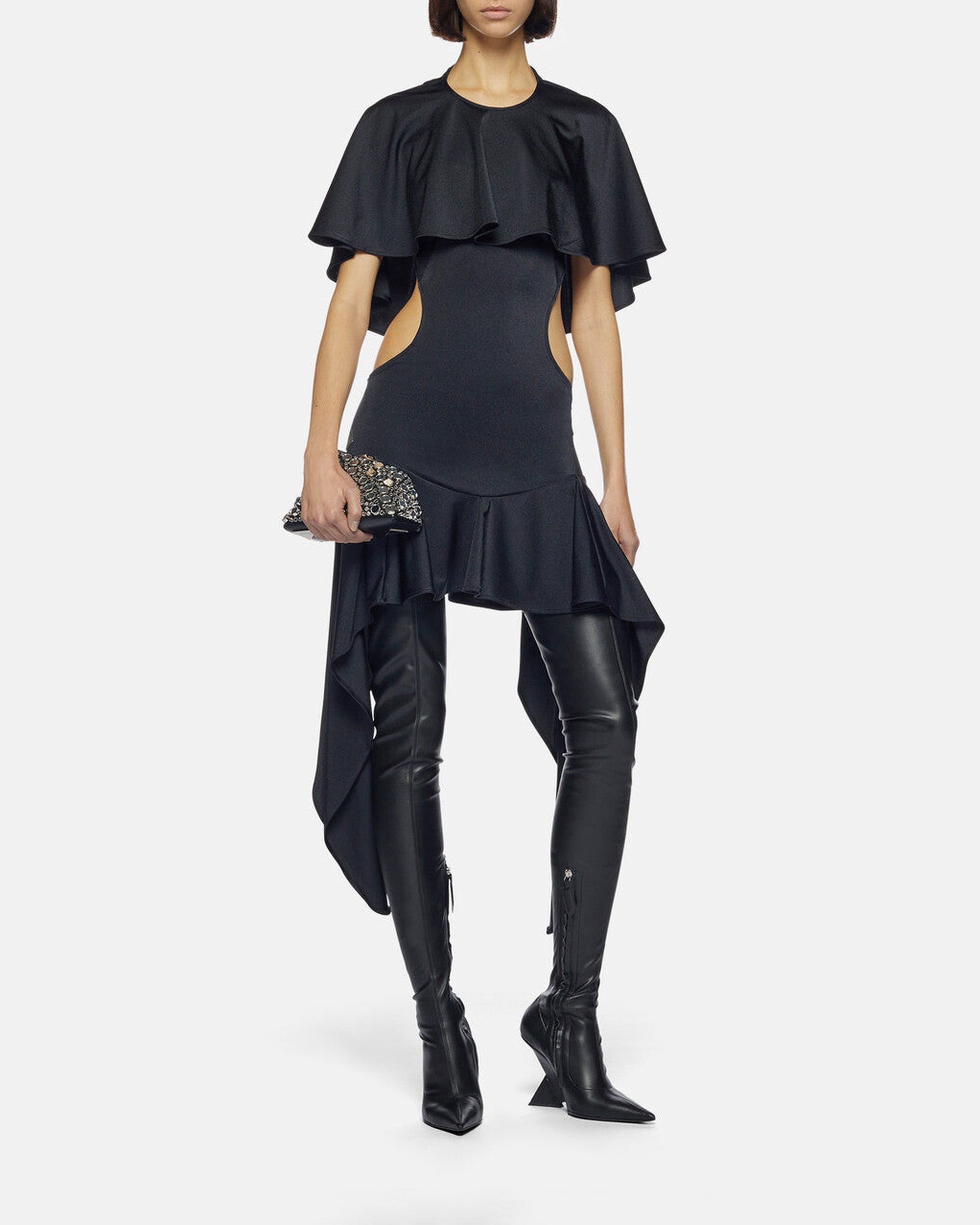 Mini robe Airi en lycra - Black