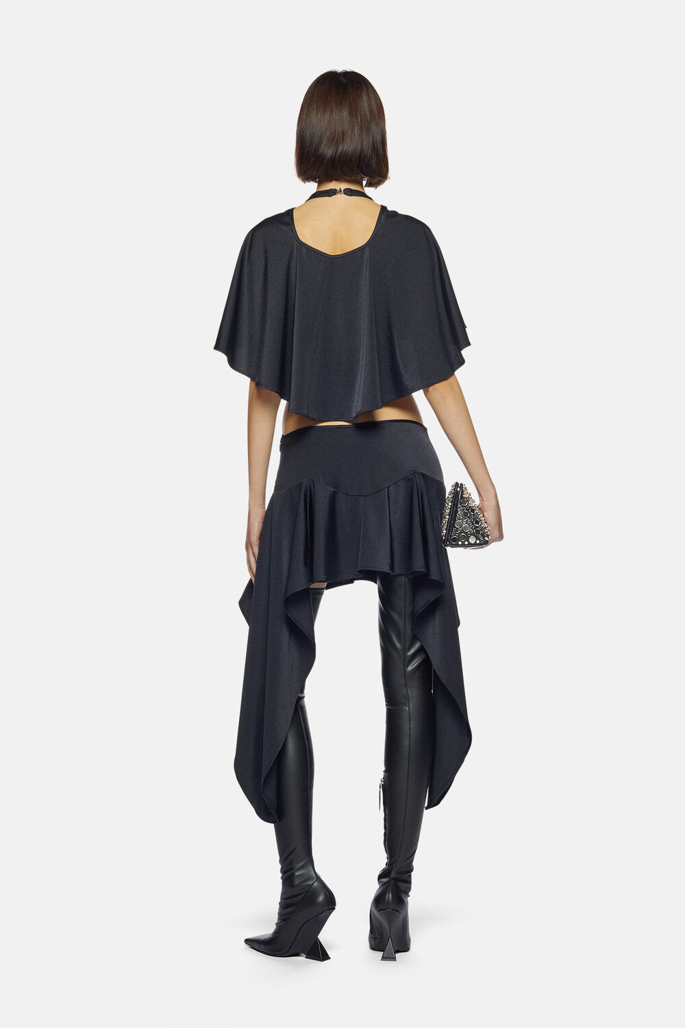 Mini robe Airi en lycra - Black
