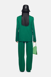Blazer oversize Bianca en laine - Emerald
