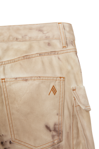 Essie long pants - Natural marble