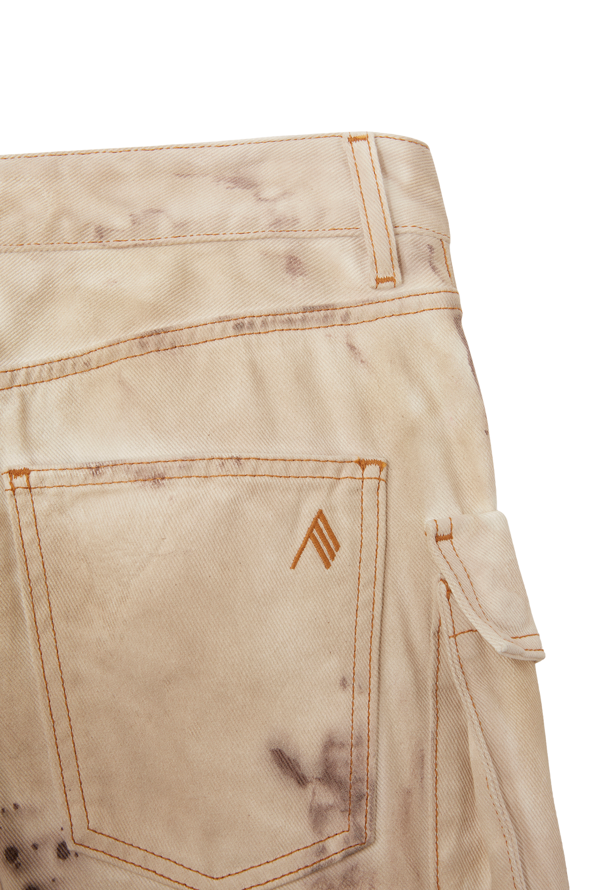 Essie long pants - Natural marble