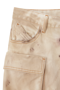 Essie long pants - Natural marble