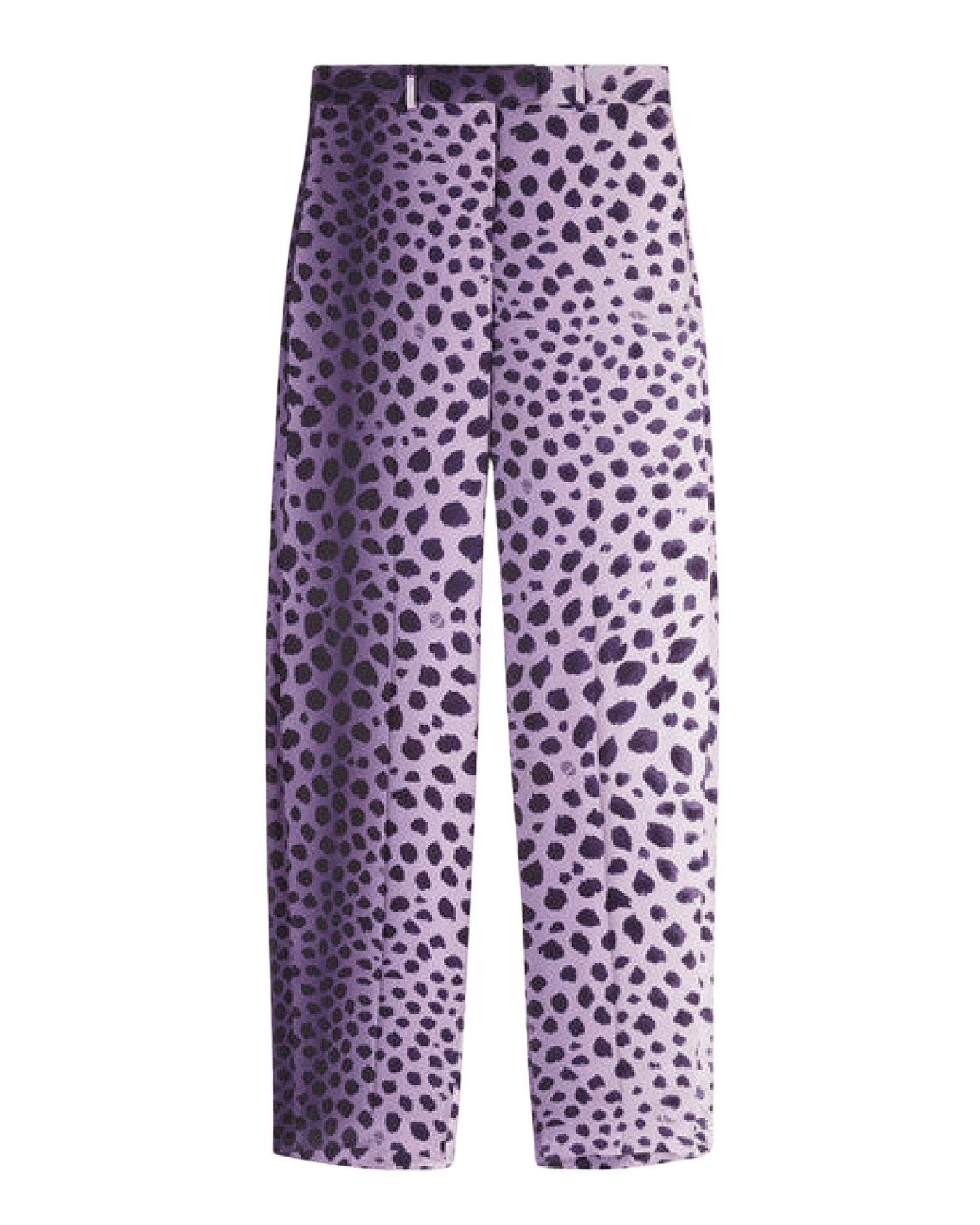Pantalon long Jagger en satin fluide - Purple