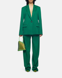 Pantalon long Jagger en laine - Emerald