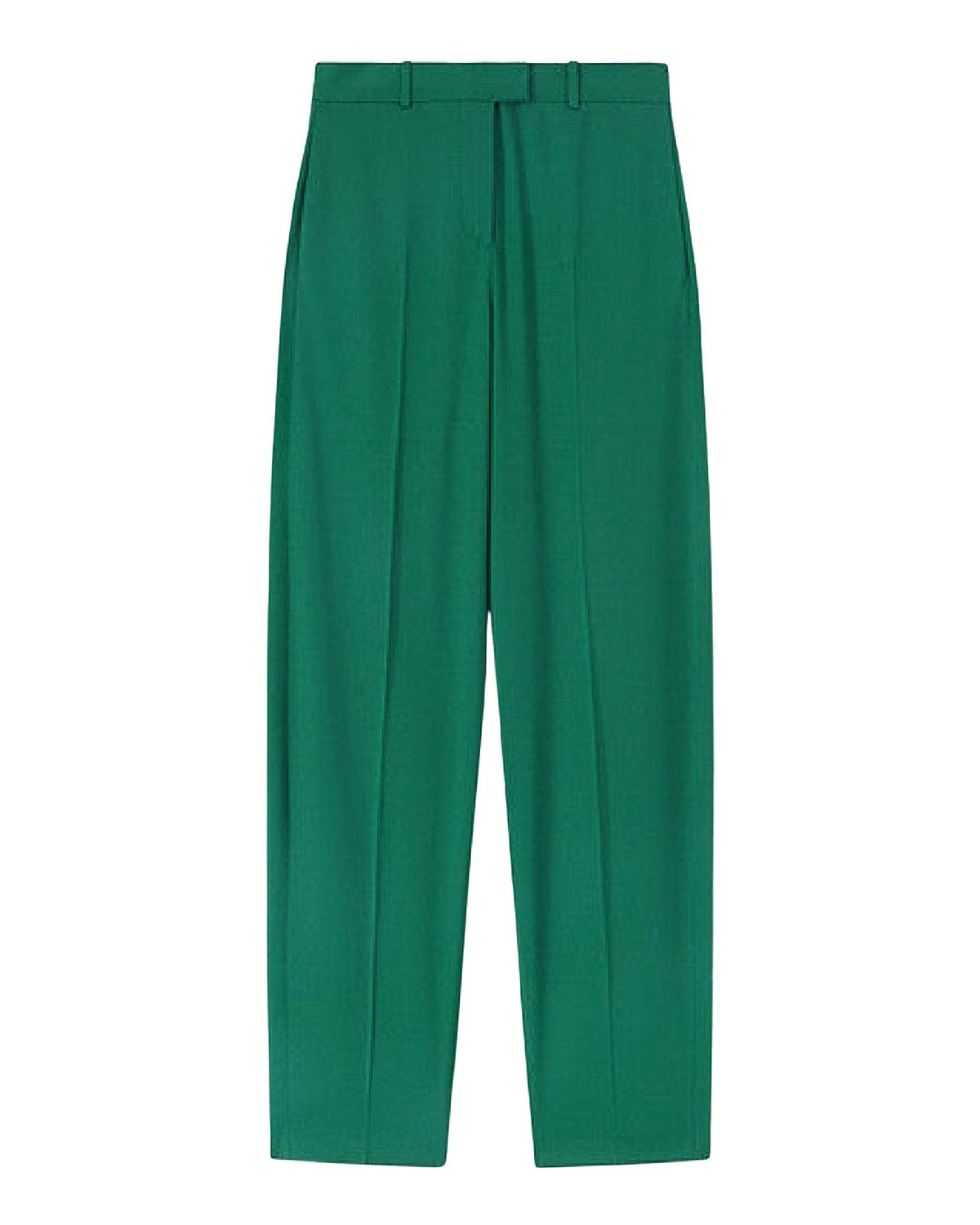 Pantalon long Jagger en laine - Emerald