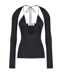 Top manches longues Zane en lycra - Black
