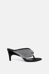 Rem sandal 60mm - Silver/black