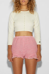 Short court à taille élastiqué - Pink