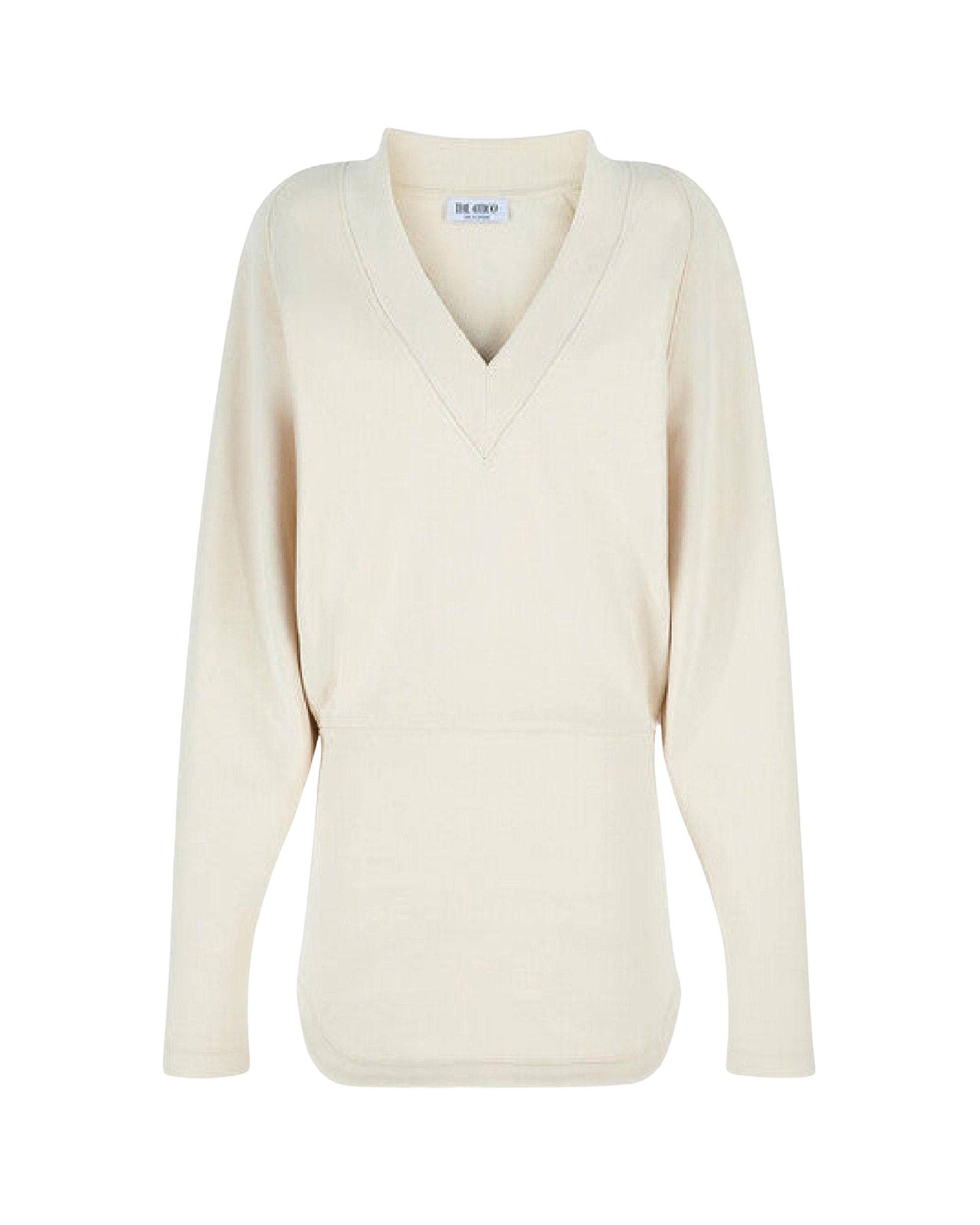 Mini robe Gael en molleton gaufré - Ivory