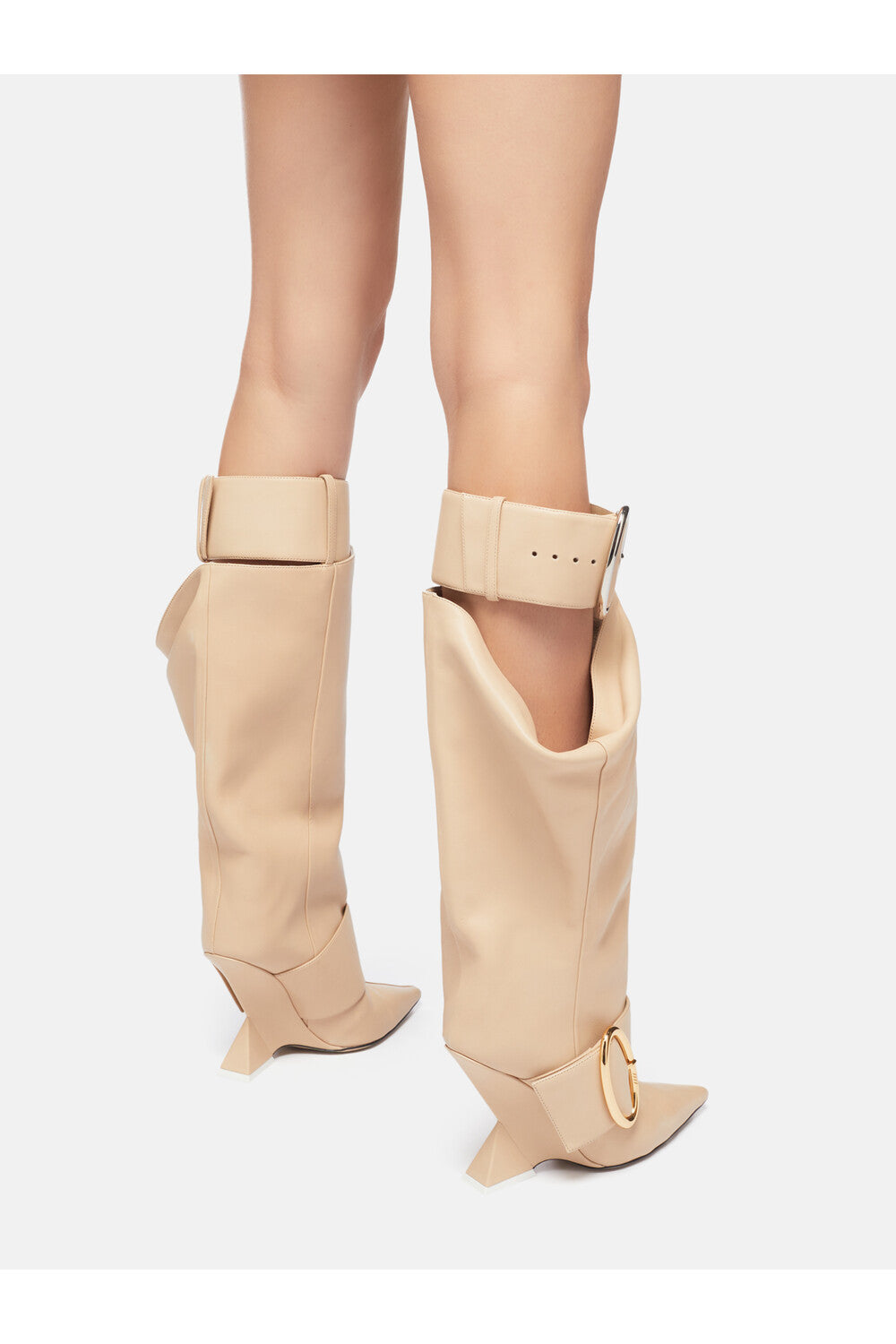 Dada slouchy boot 105mm - Ivory