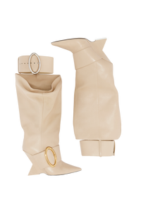 Dada slouchy boot 105mm - Ivory