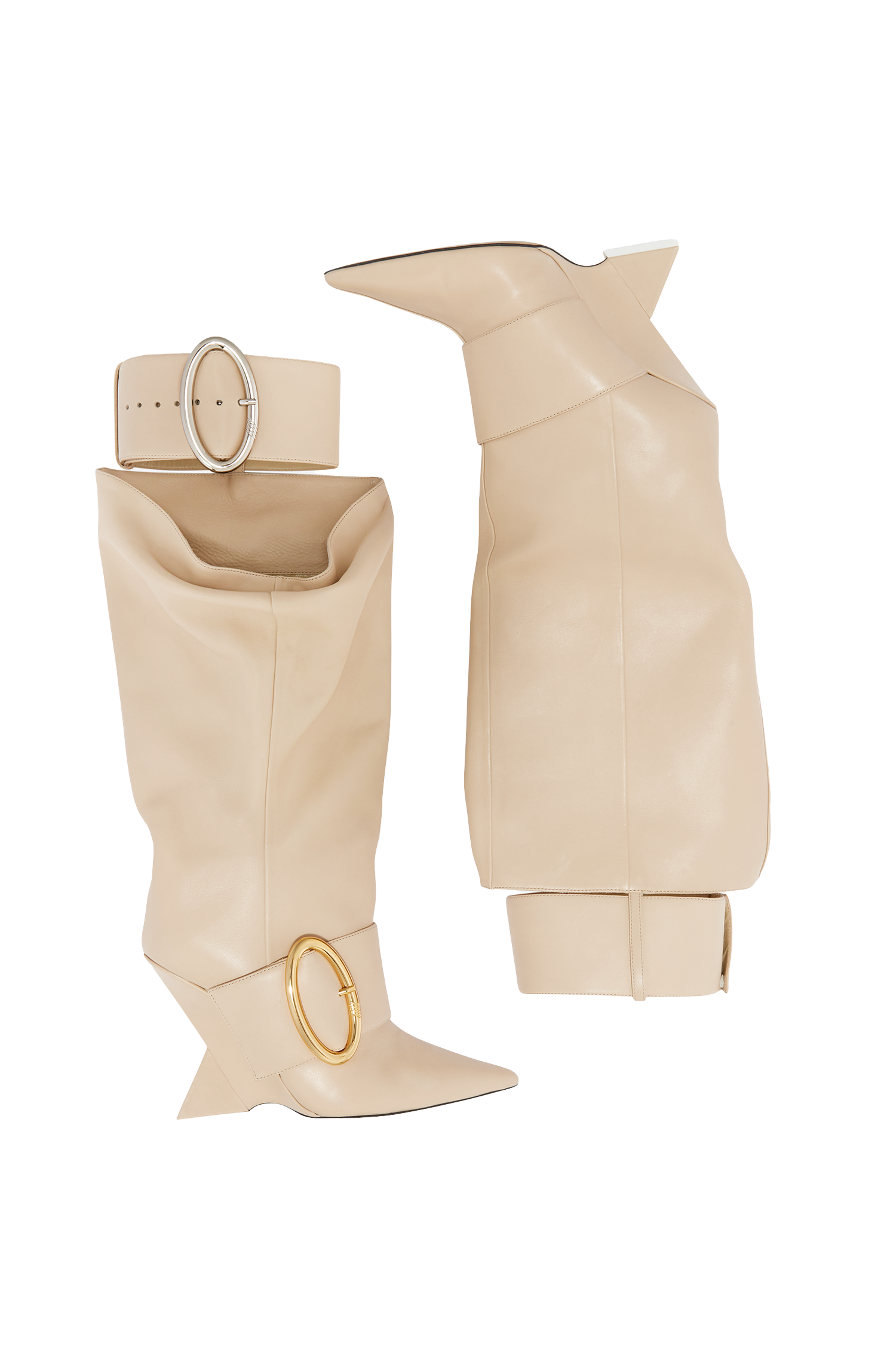 Dada slouchy boot 105mm - Ivory