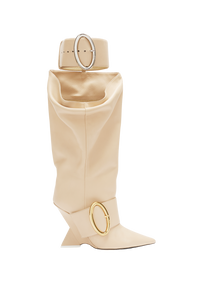 Dada slouchy boot 105mm - Ivory
