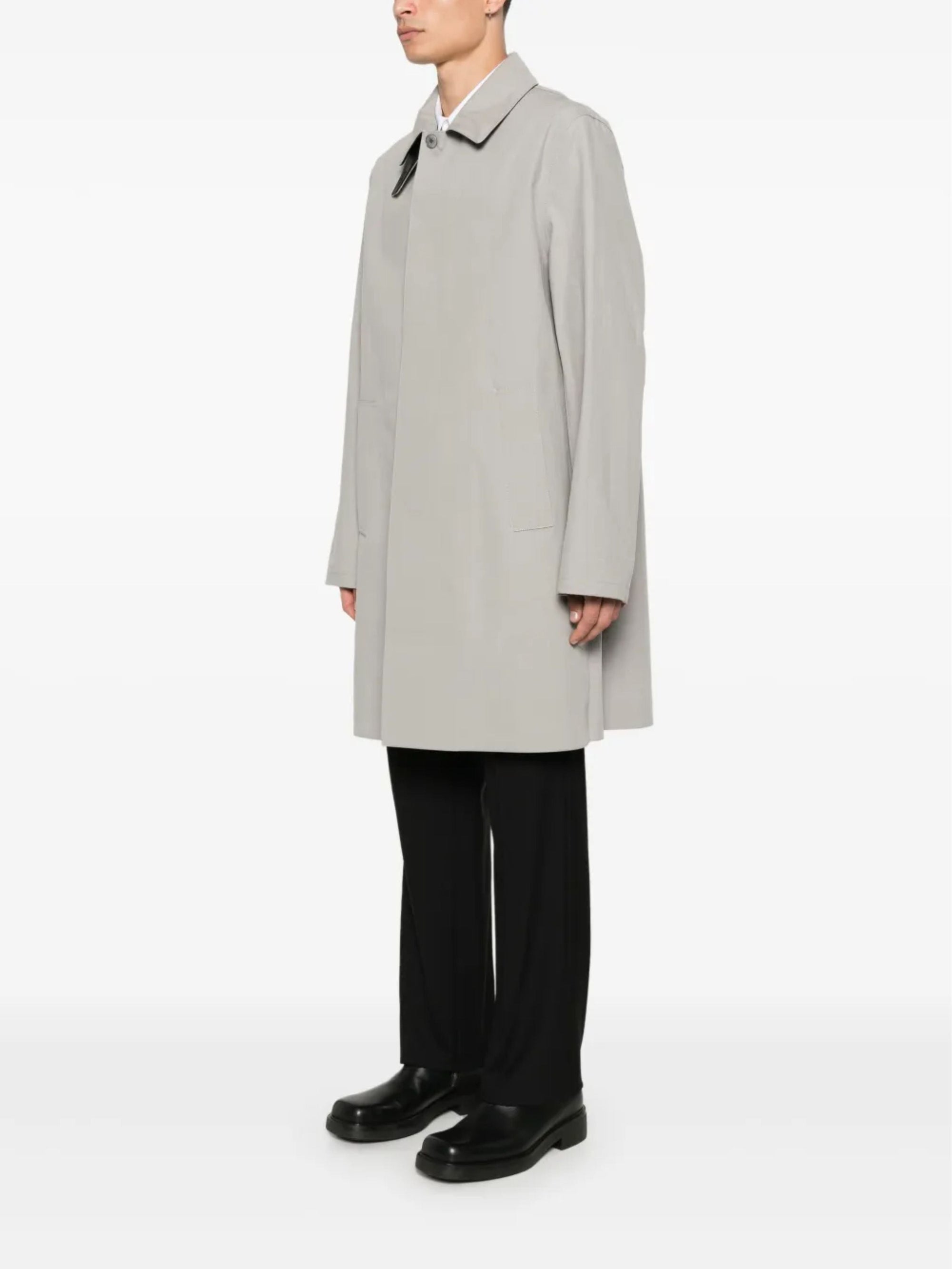 TRENCH COAT WITH BONDED SEAM TAPES