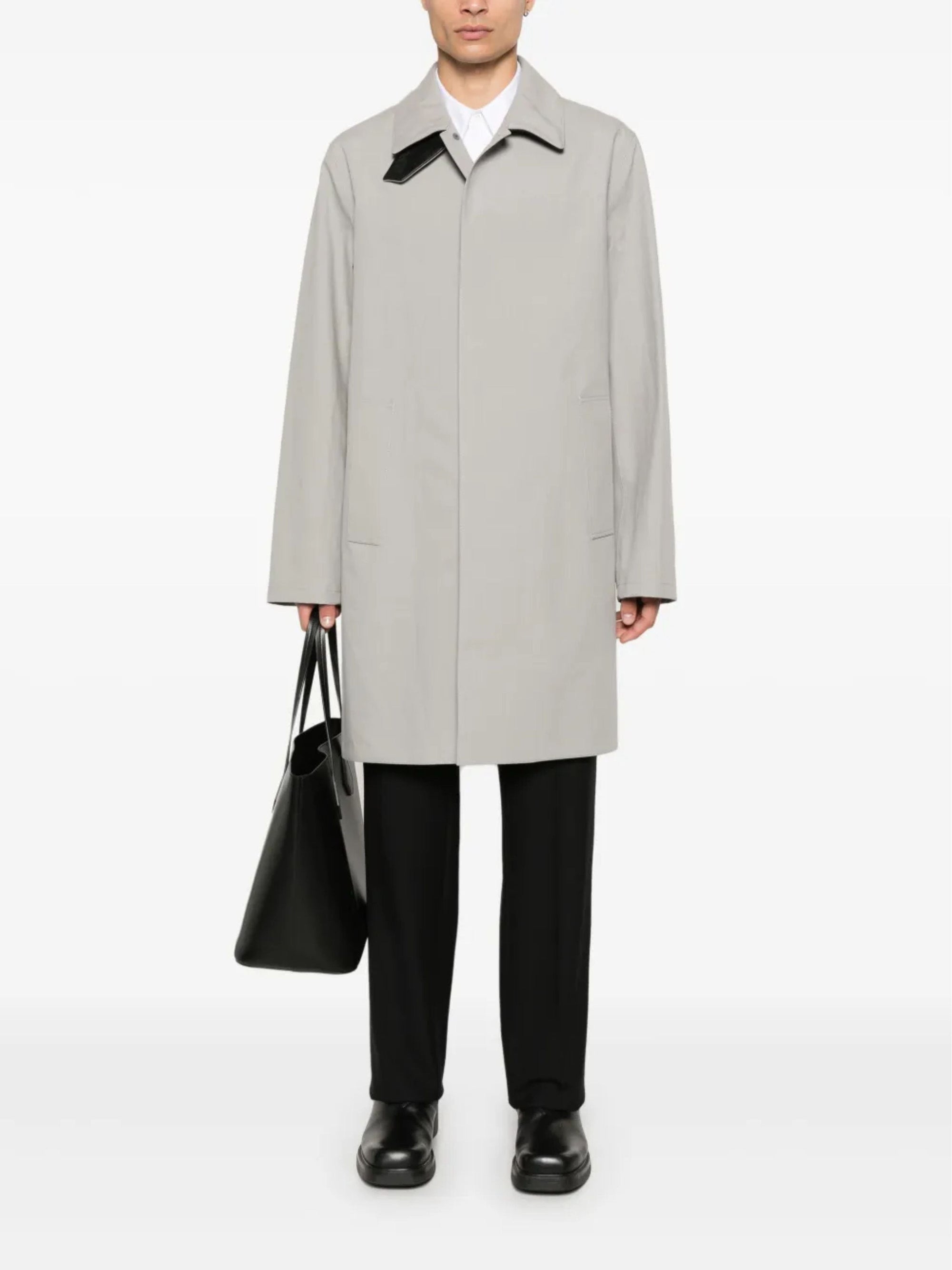 TRENCH COAT WITH BONDED SEAM TAPES