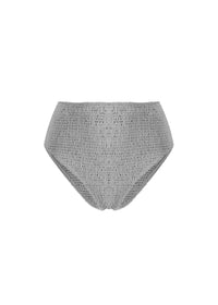 Bas de bikini smocké - Silver Grey