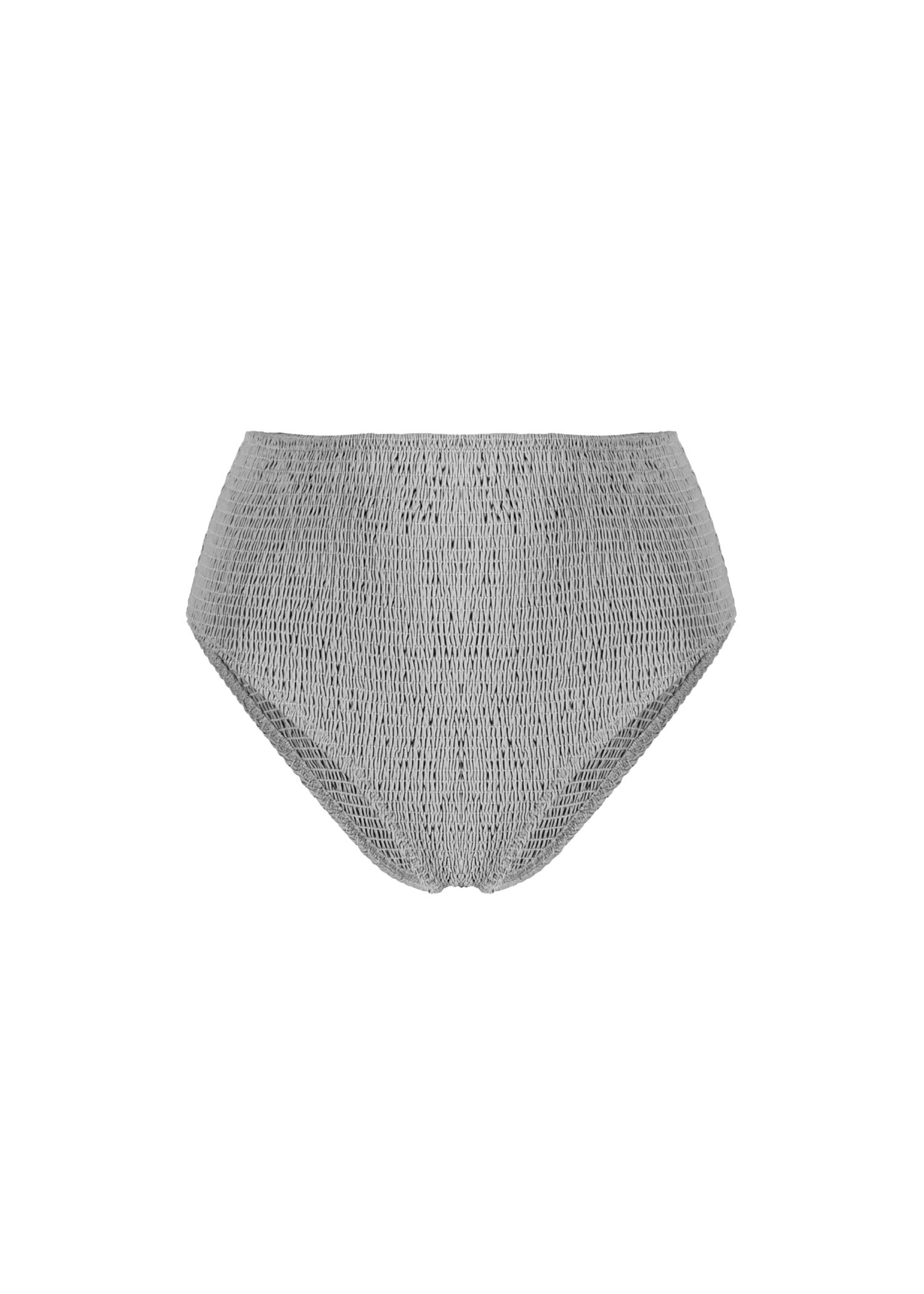 Bas de bikini smocké - Silver Grey