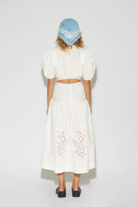 Robe longue Kay Smile en coton - Blanc