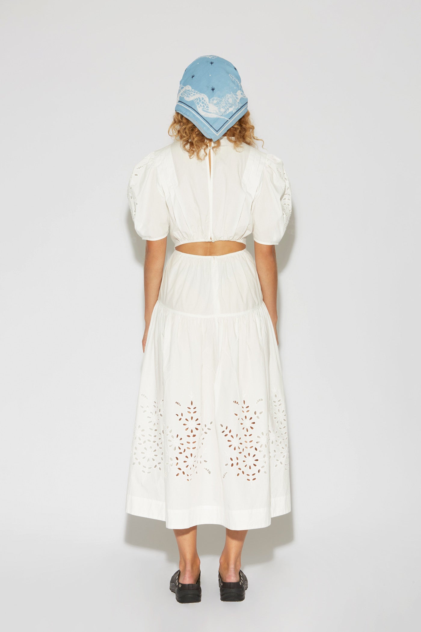 Robe longue Kay Smile en coton - Blanc