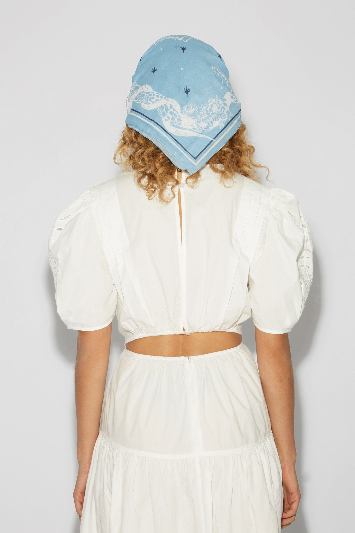 Robe longue Kay Smile en coton - Blanc