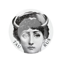 Tema e Variazioni n.349 porcelain plate - Black & White
