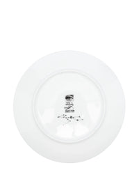 Tema e Variazioni n.349 porcelain plate - Black & White