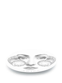 Tema e Variazioni n.348 porcelain plate - Black & White