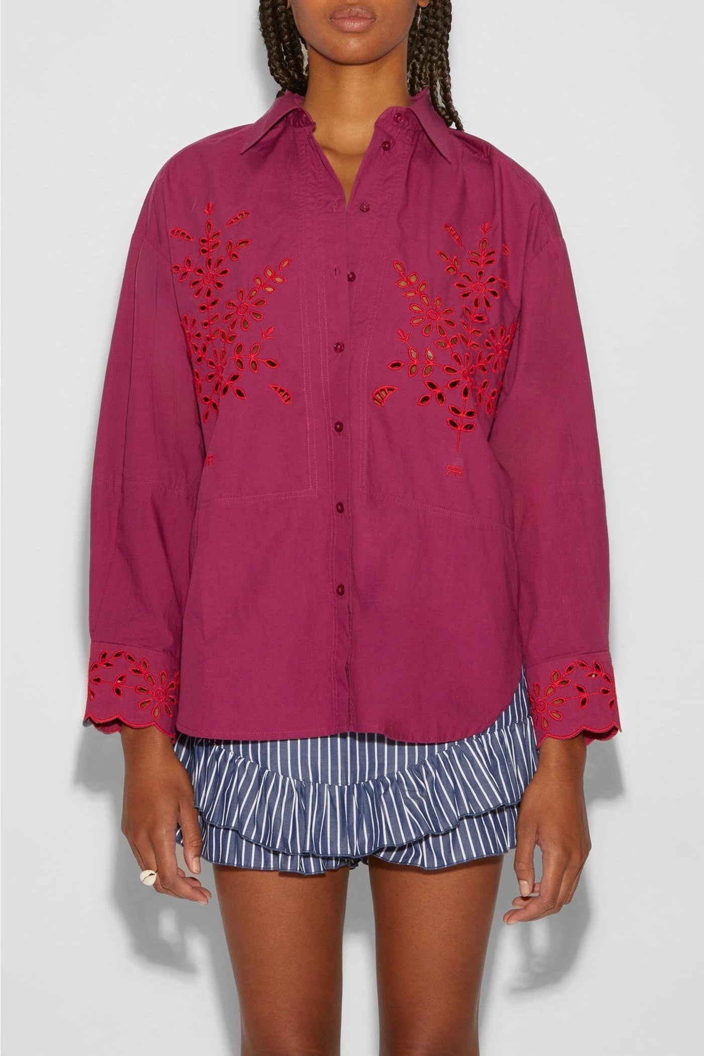 Chemise Gianni Smile - Bougainvillier