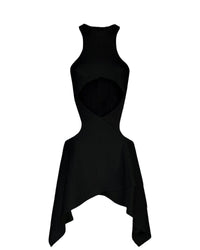 Mini robe croisée Magnolia en jersey - Black